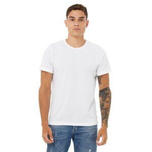 Bella Canvas Unisex Poly-Cotton Short-Sleeve T-Shirt - 3650 - White